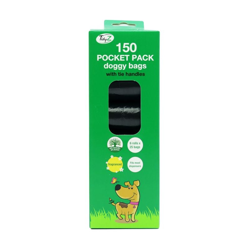 Tidyz Doggy Bags Pocket Pack Refills 150