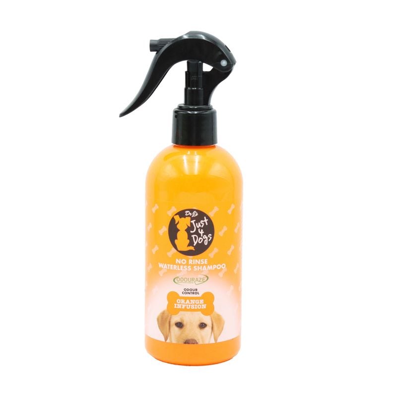 Just 4 Dogs No Rinse Waterless Shampoo Orange
