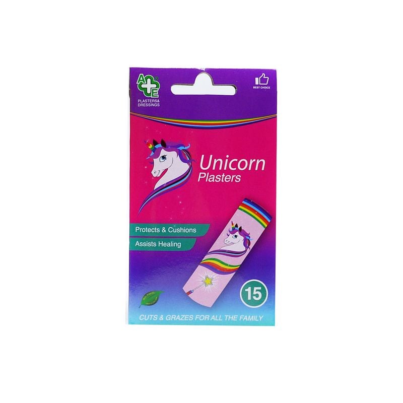 A&E Unicorn Plasters 30s