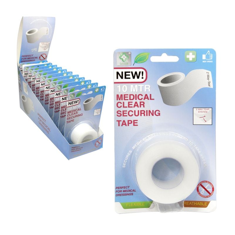 A&E Medical Securing Tape 2 Way Tear 10m