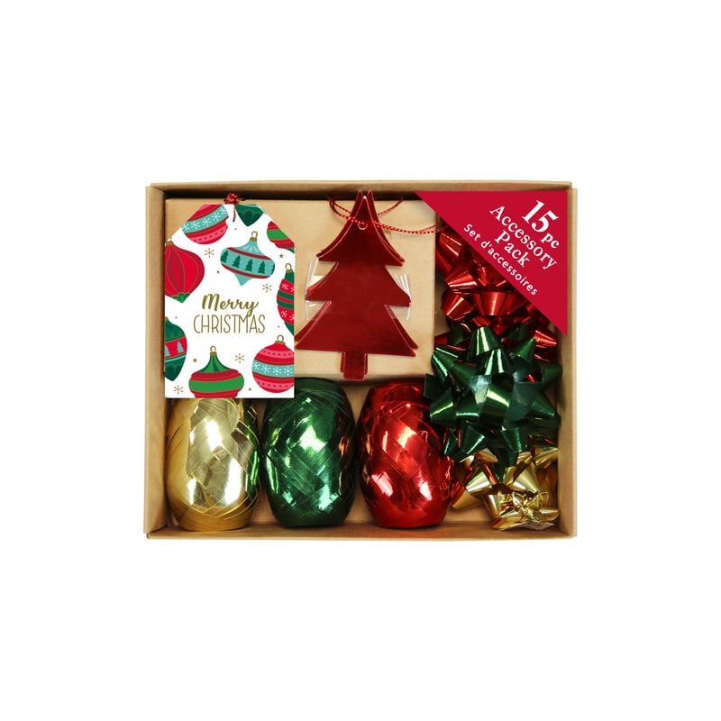 XMAS TAG & RIBBON ACCESSORY PACK TRAD(R)