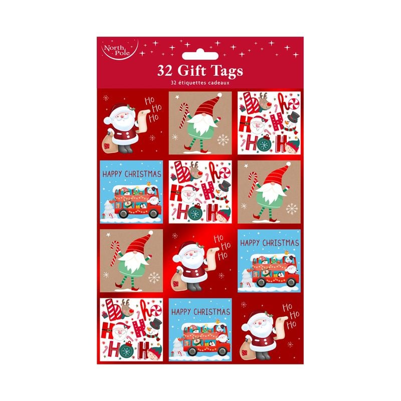 XMAS GIFT TAGS CUTE (R)