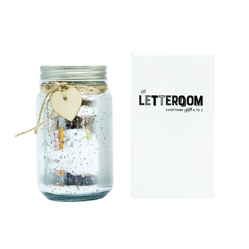 Silver Jar Led Large