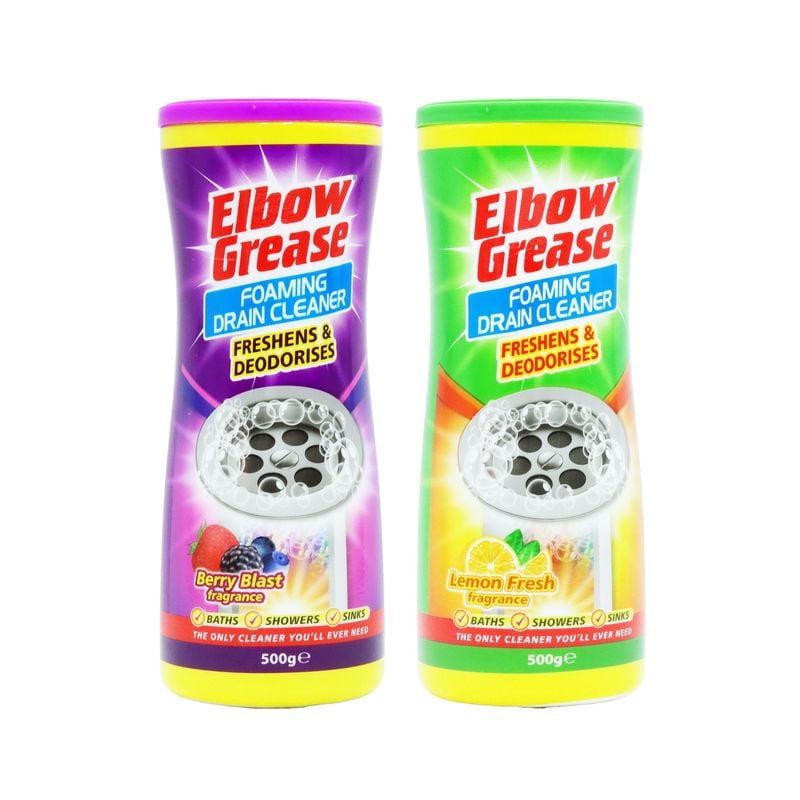 Elbow Grease Drain Foam Cleaner Assorted
