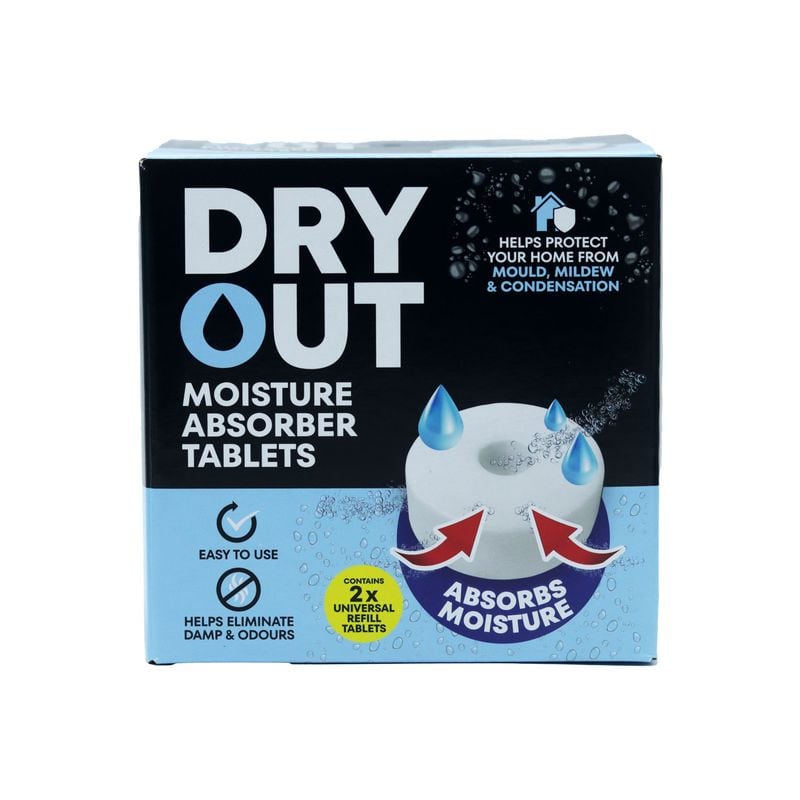 Dry Out Moisture Absorber Refill Tablet 2pk