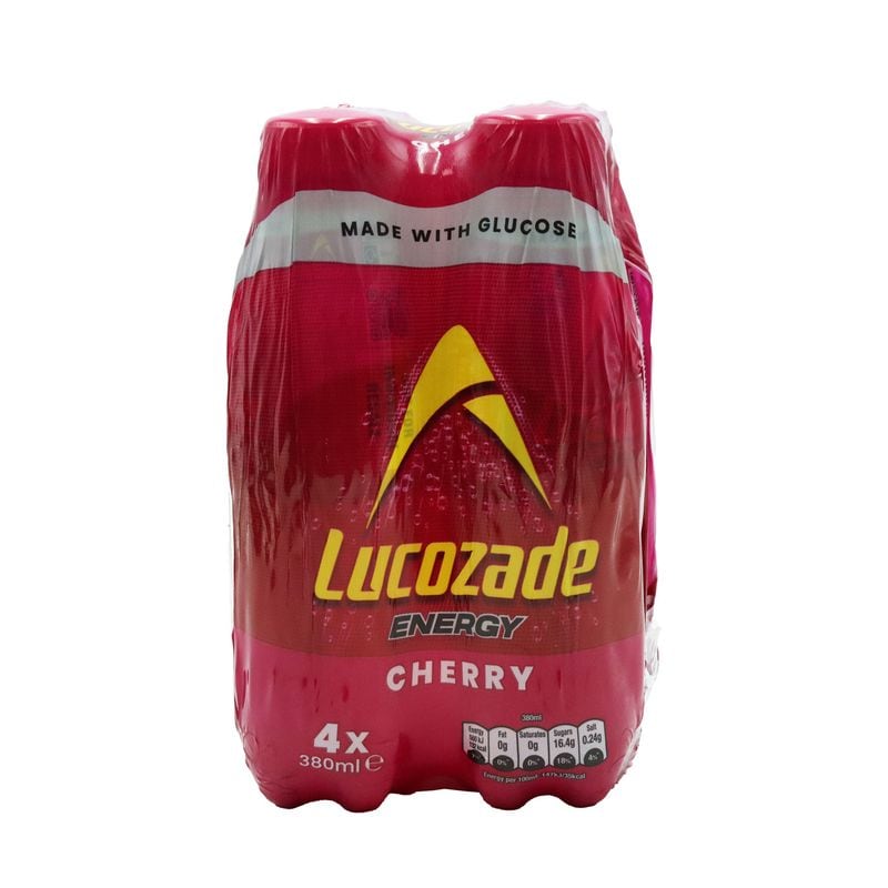 Lucozade Energy Cherry 4pk