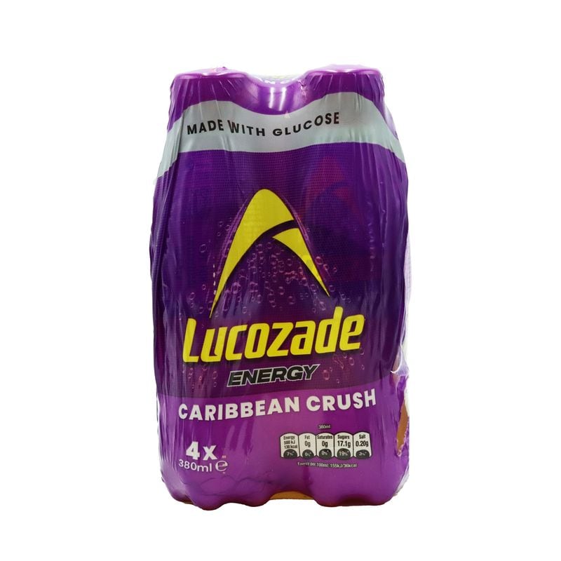 Lucozade Energy Caribbean Crush 4pk