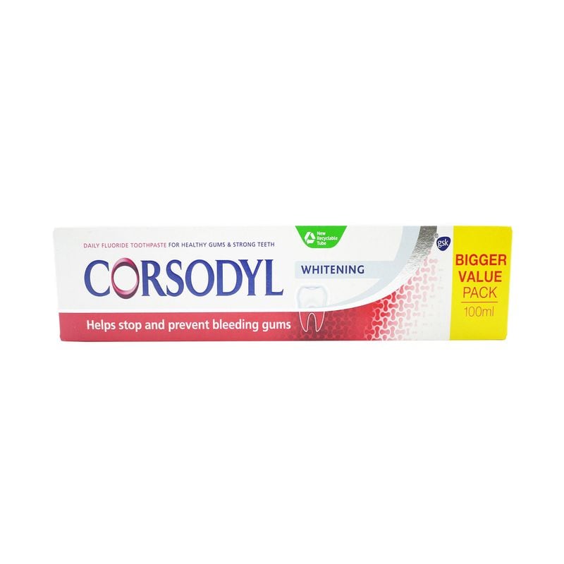 Corsodyl Toothpaste Whitening