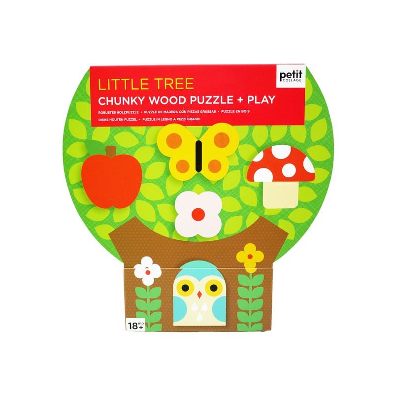 Little Tree Chunky Wood Puzzle & Play