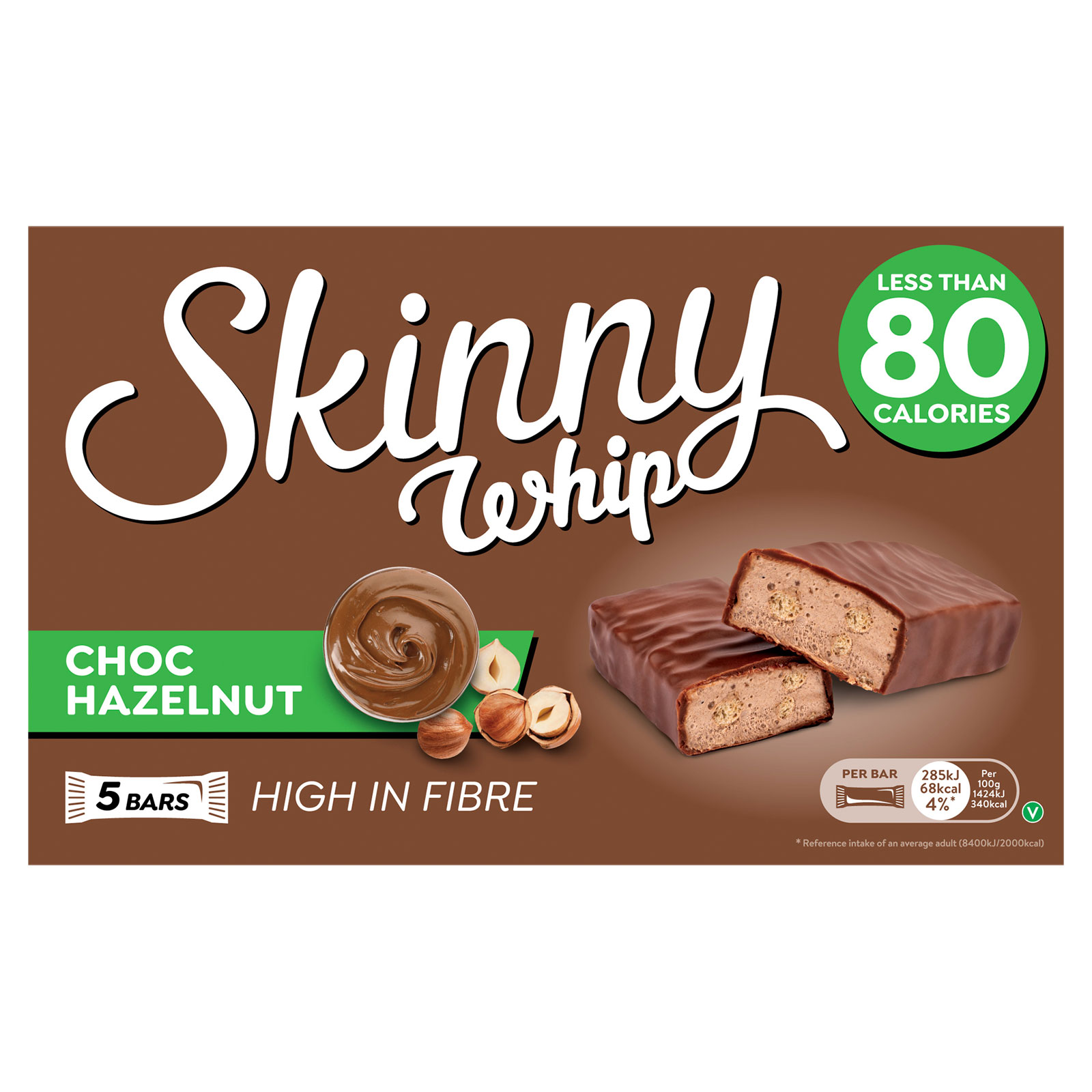 Skinny Whip Chocolate Hazelnut 5pk