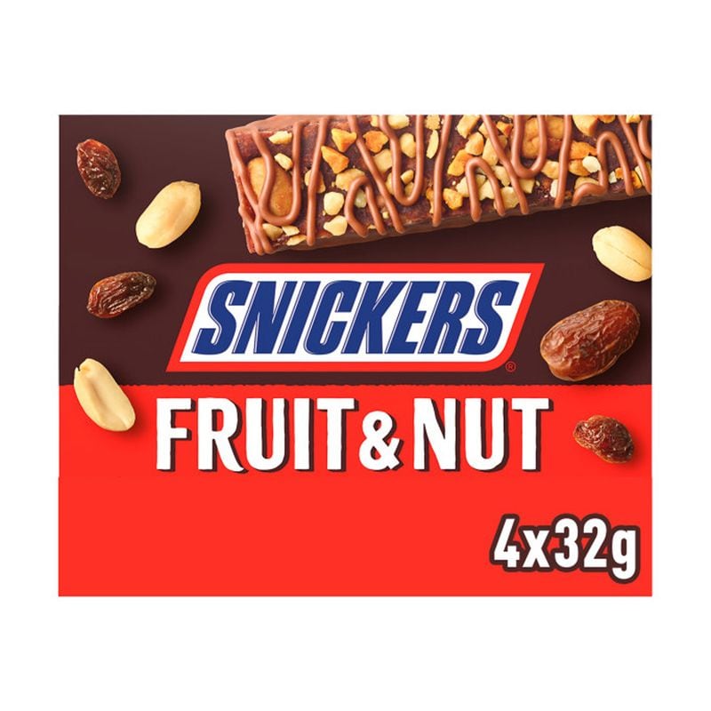 Snickers Fruit & Nut 4pk