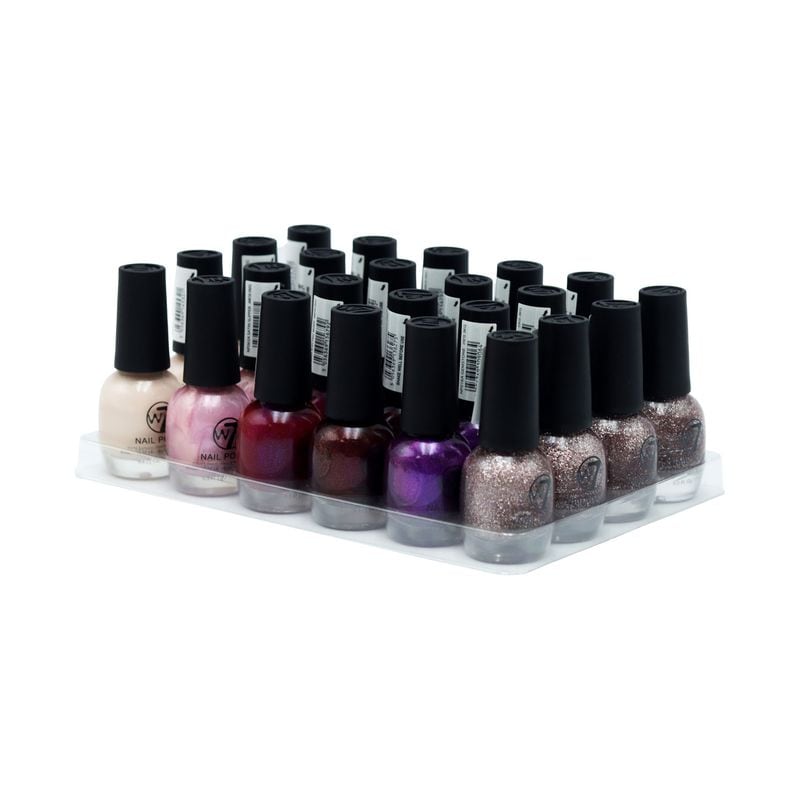 W7 SIX OF BEST NAIL POLISH DISPLAY