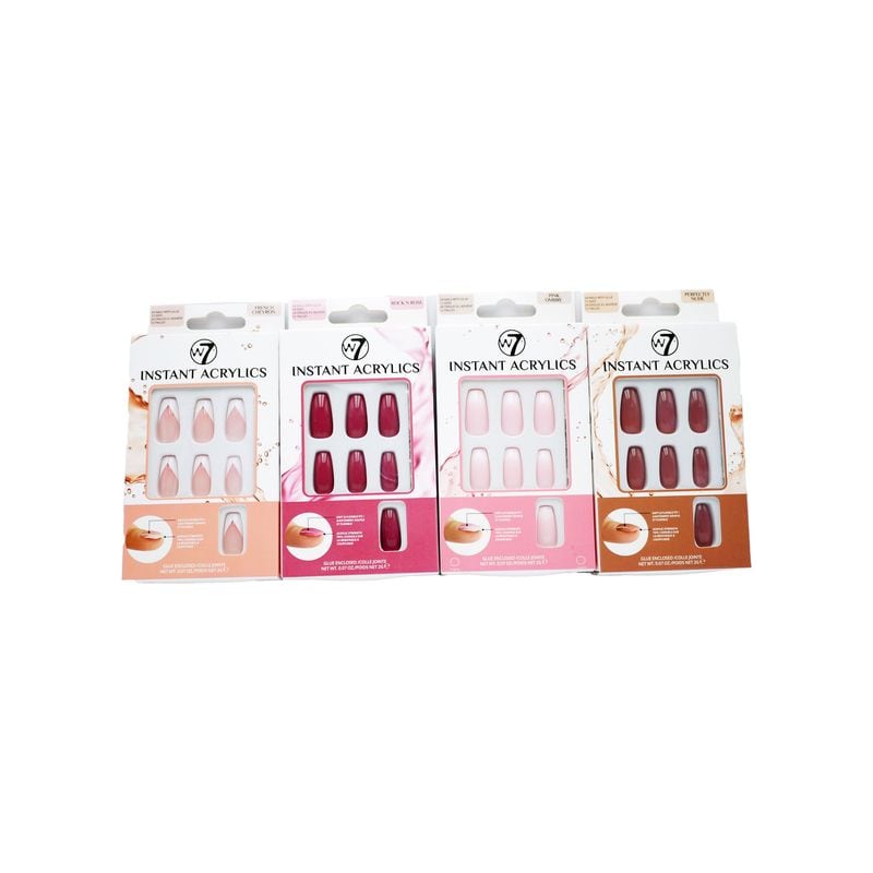 W7 ACRYLICS NAILS INSTANT ASSORTED