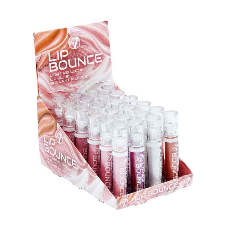 W7 LIP GLOSS LIP BOUNCE LIGHT REFLECTING ASSORTED