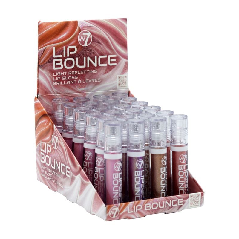 W7 LIP GLOSS LIP BOUNCE LIGHT REFLECTING ASSORTED