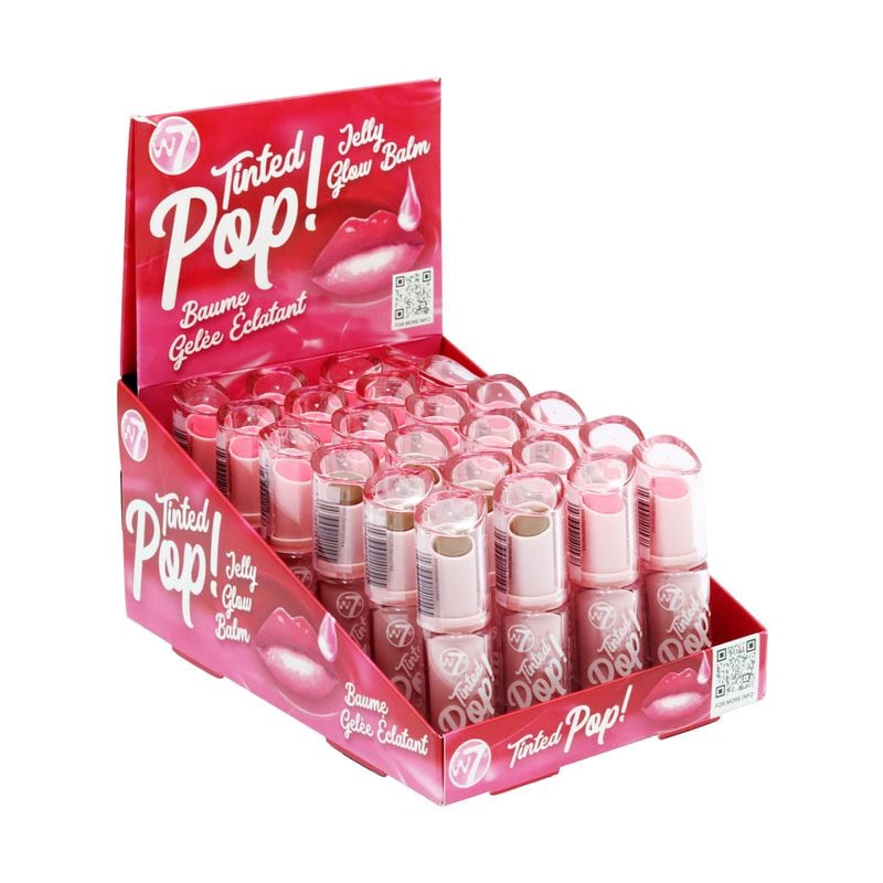 W7 LIP BALM TINTED POP JELLY GLOW ASSORTED(D)