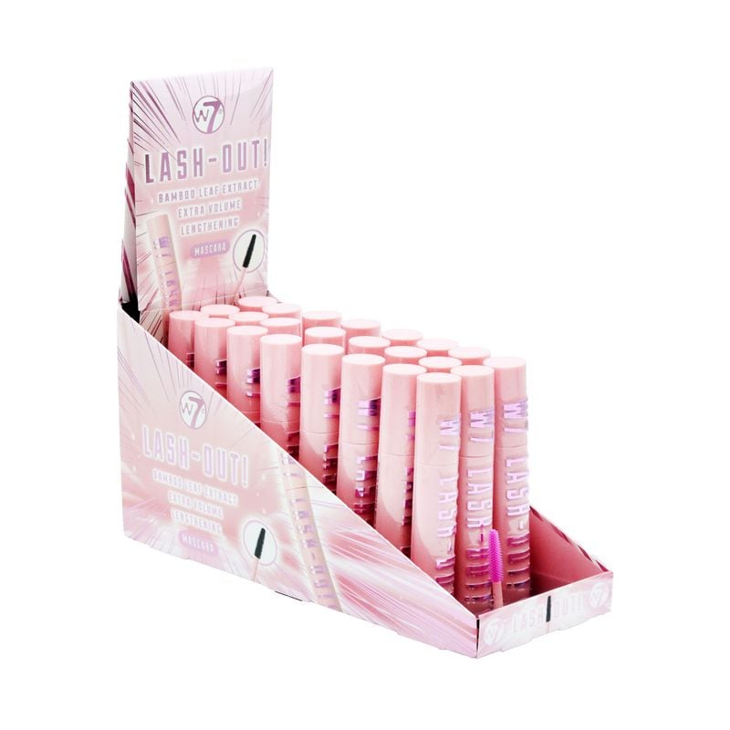 W7 BLACK MASCARA LASH OUT BLACKEST