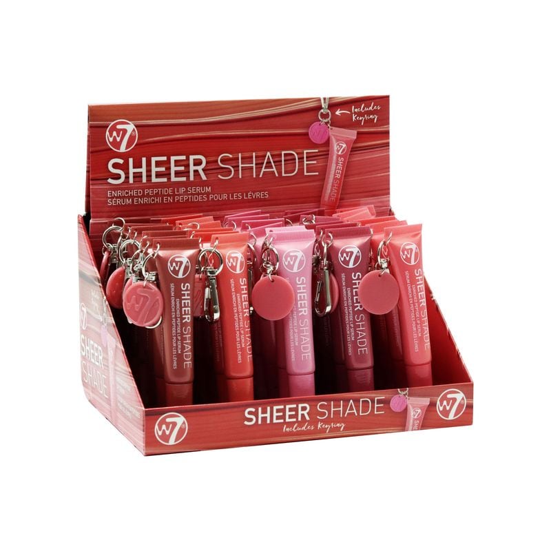 W7 LIP SERUM SHEER SHADE ENRICHED PEPTIDE MIXED