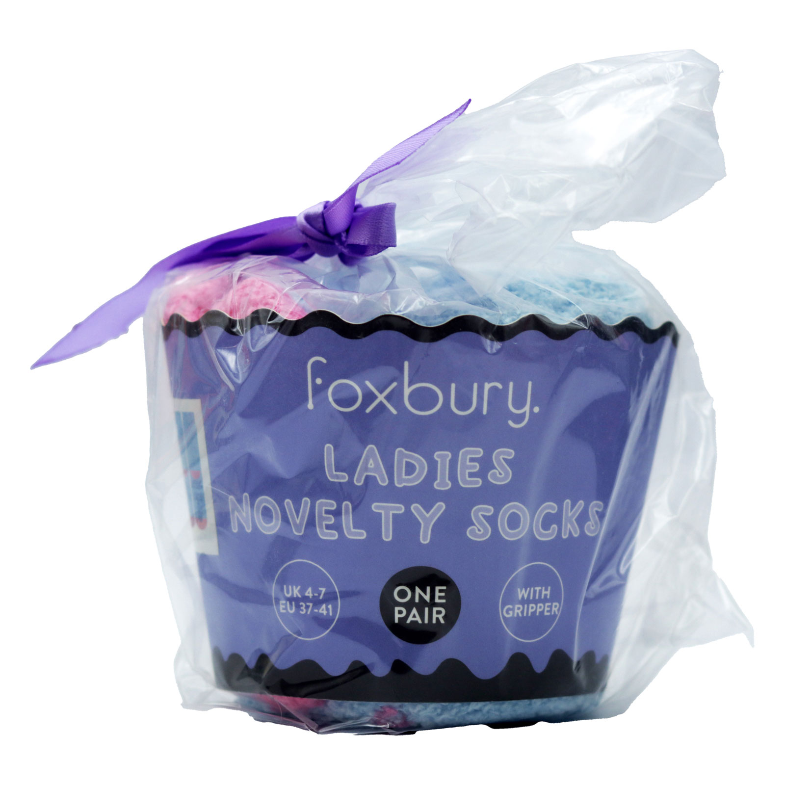 SOCKS LADIES NOVELTY CUPCAKE PACK(C)