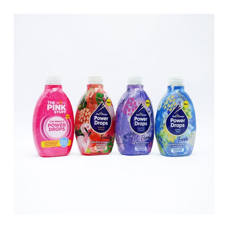 Stardrops Disinfectant Power Drops Concentrate Assorted