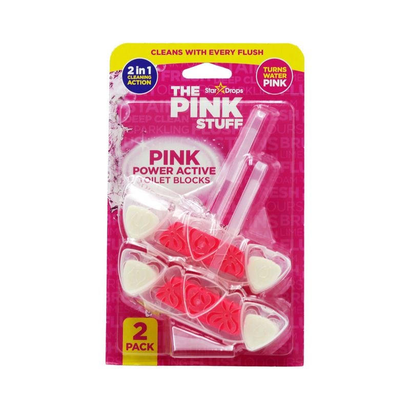 The Pink Stuff Toilet Rim Blocks 2x50g