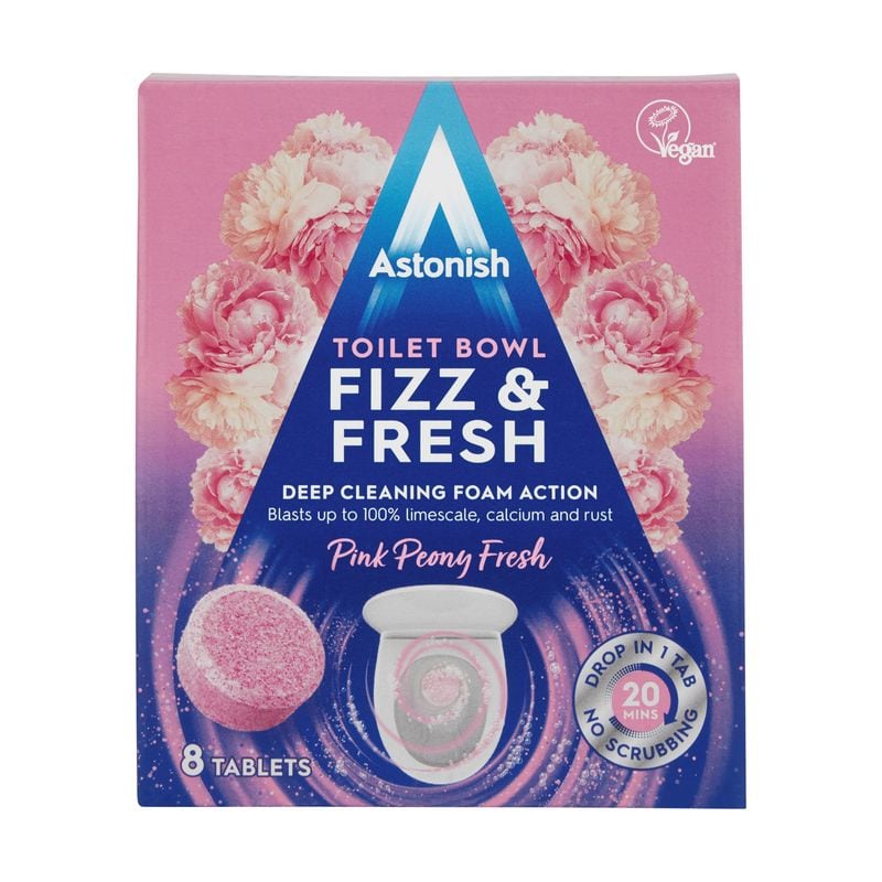 Astonish Toilet Bowl Fizz & Fresh Tabs Pink