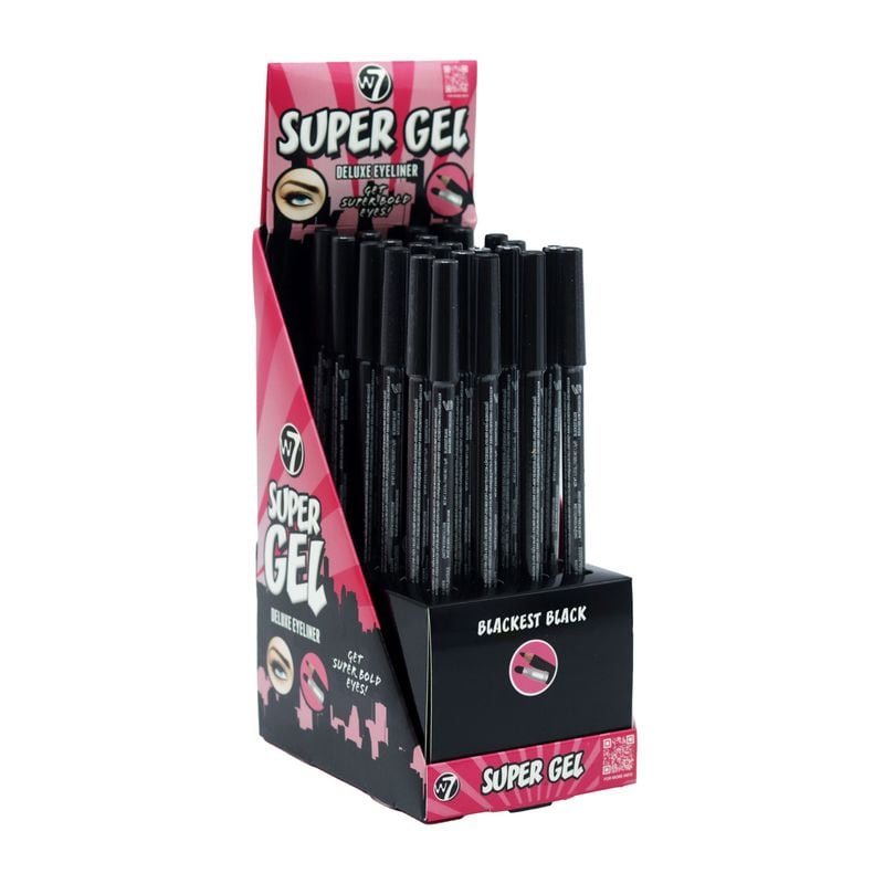 W7 EYE PENCIL SUPER GEL BLACK