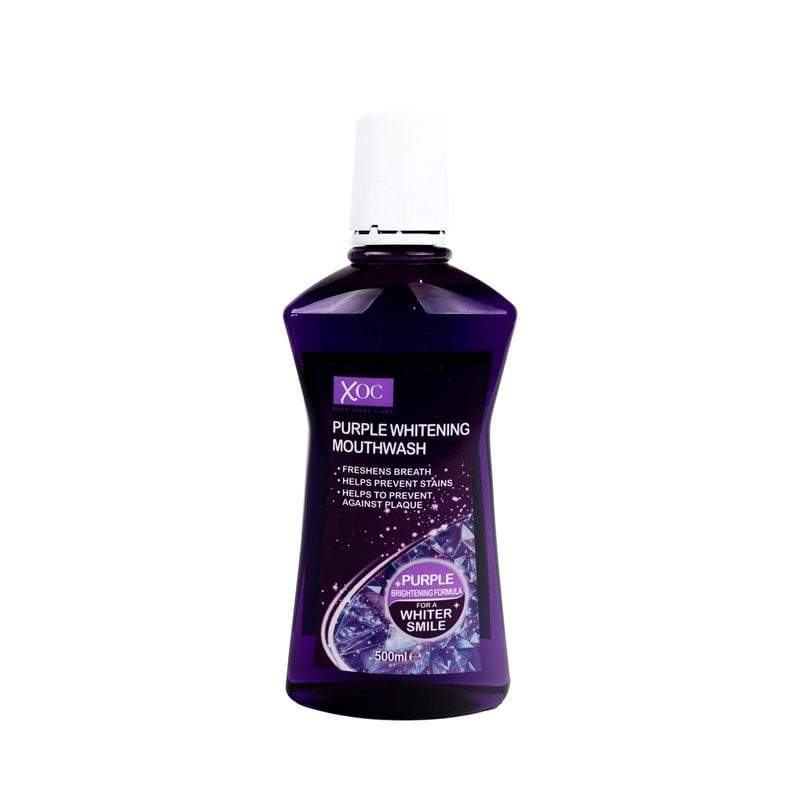 XOC MOUTHWASH PURPLE WHITENING 12/11/28 (D)