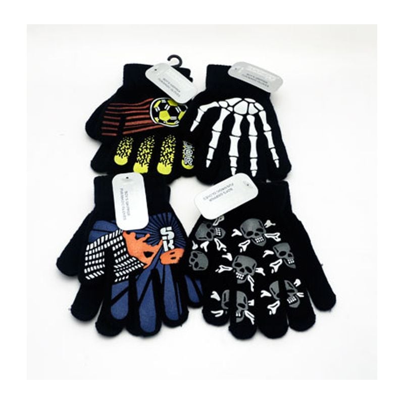 Gloves Boys Gripper In Dispenser