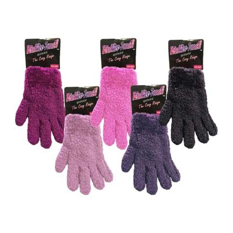 Gloves One Size Soft Touch Assorted Colours