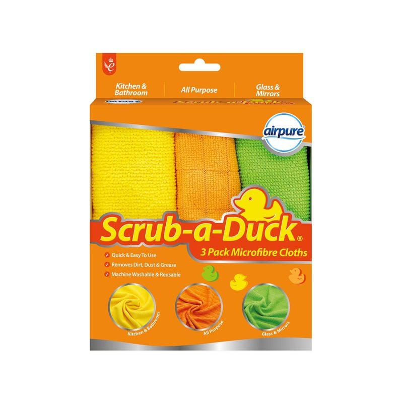 Airpure Scrub A Duck Microfibre Cloths