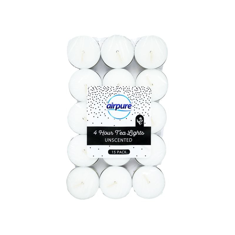 Airpure Tealights Unscented 4 Hour