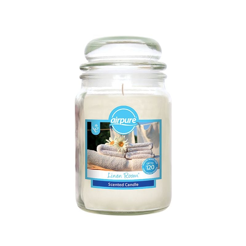 Airpure Candle Jar Linen 18oz