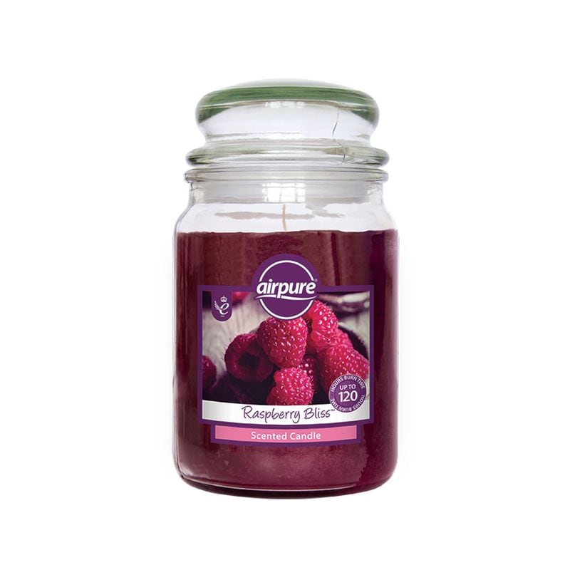 Airpure Candle Jar Raspberry Bliss 18oz