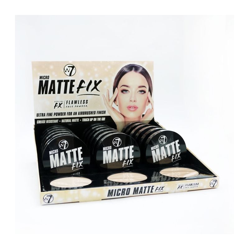 W7 MICRO MATTE FIX FLAWLESS FACE POWDER