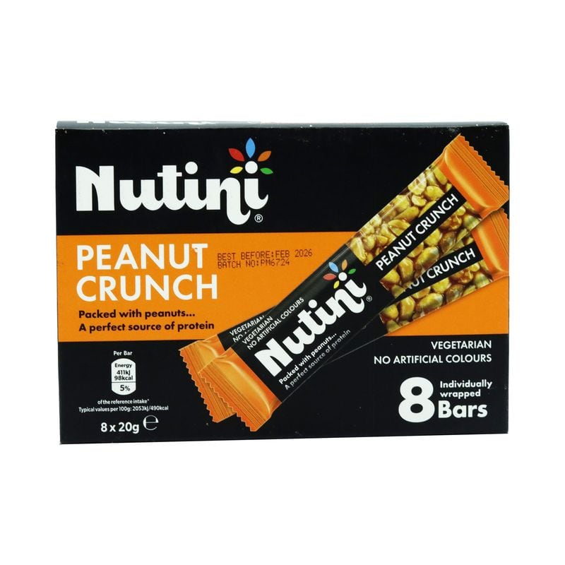 Nutini Peanut Crunch Bars 8pk