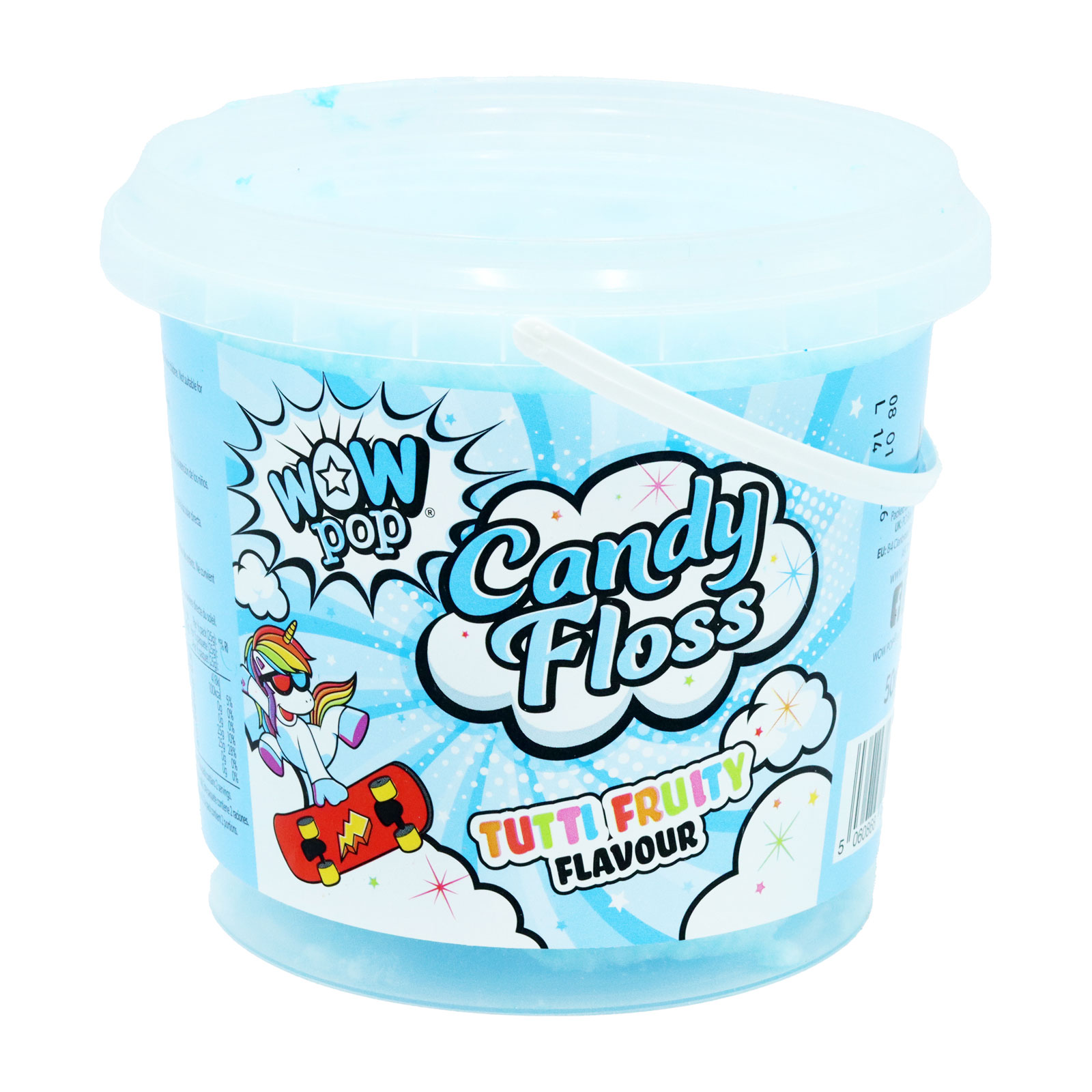 Wowpop Candy Floss Tutti Fruity Tub