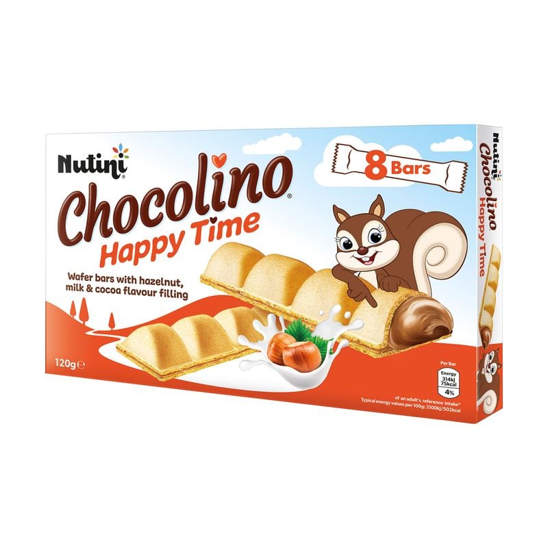 Nutini Choco Happy Time Bars 8pk