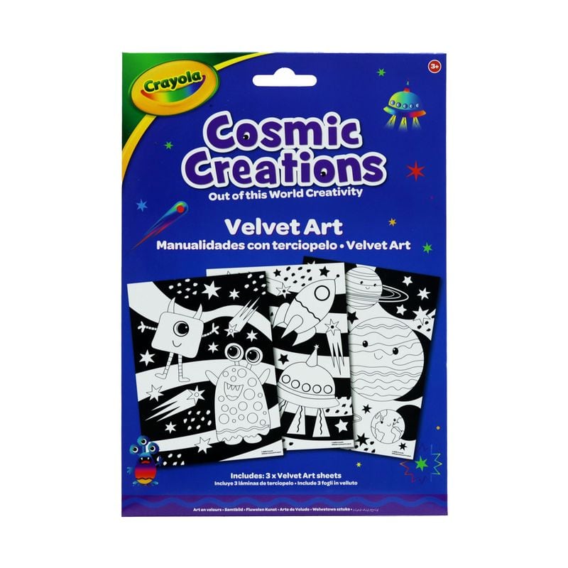 Crayola Cosmic Creations Velvet Art