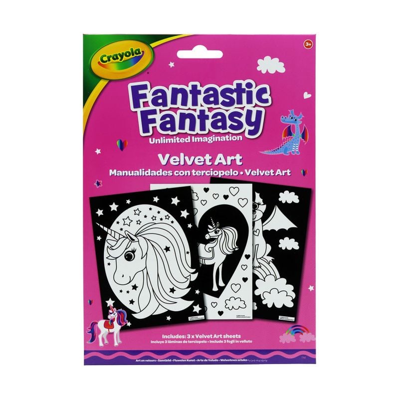 Crayola Fantastic Fantasy Velvet Art