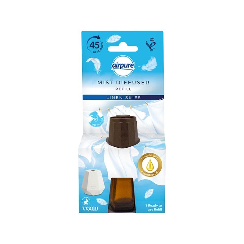 Airpure Mist Diffuser Refills Linen Skies