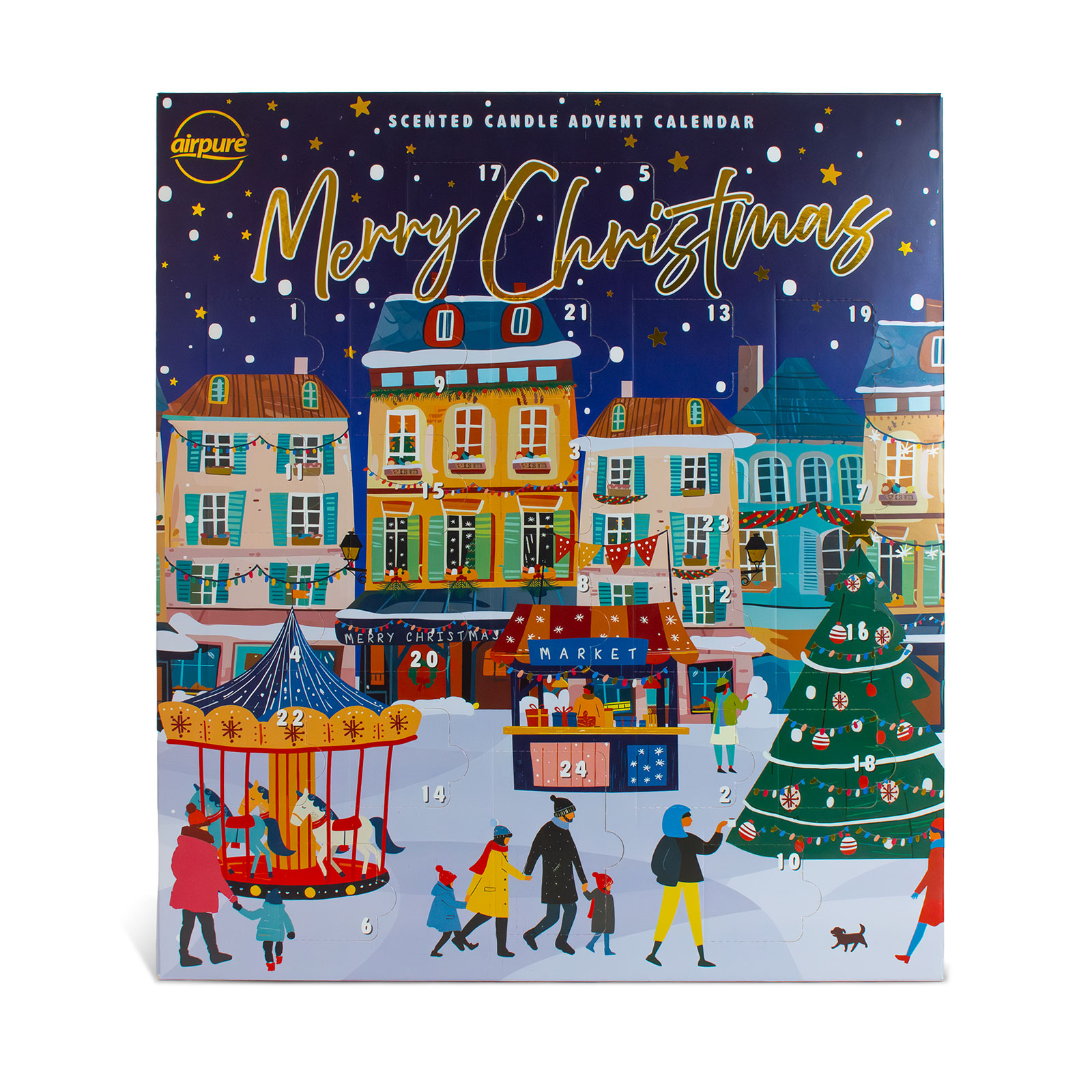 Airpure Tealight Advent Calendar Twinkle Town