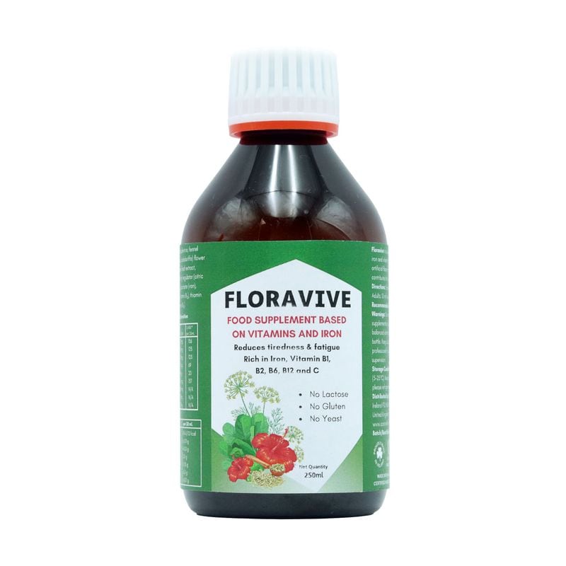 Floravive Food Supplement Iron And Vits