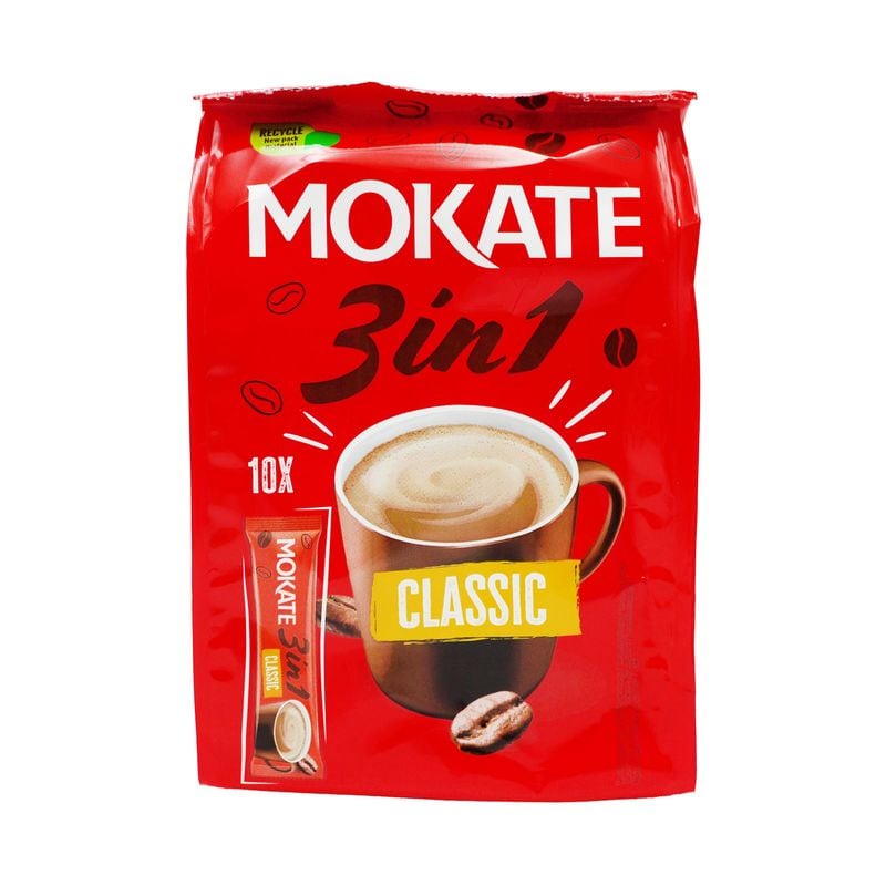 Mokate Bag Coffee Classic 3 In 1 Sachet