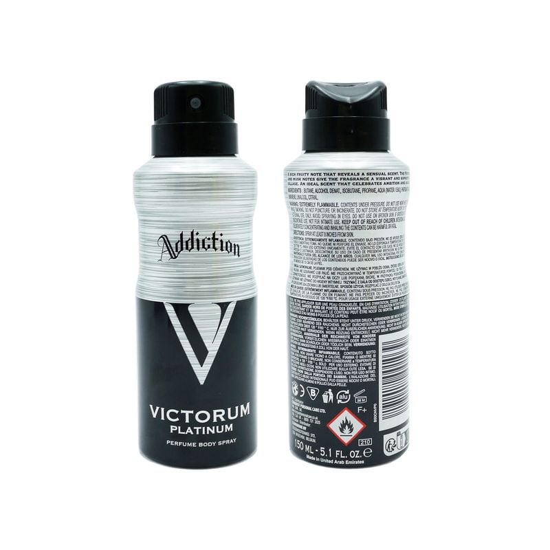 Addiction Body Spray Victorum Platinum