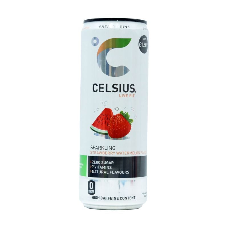 Celsius Strawberry Watermelon Can