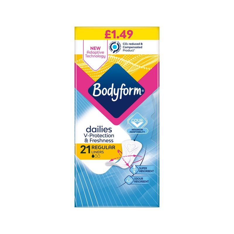 Bodyform Liners White Dailies