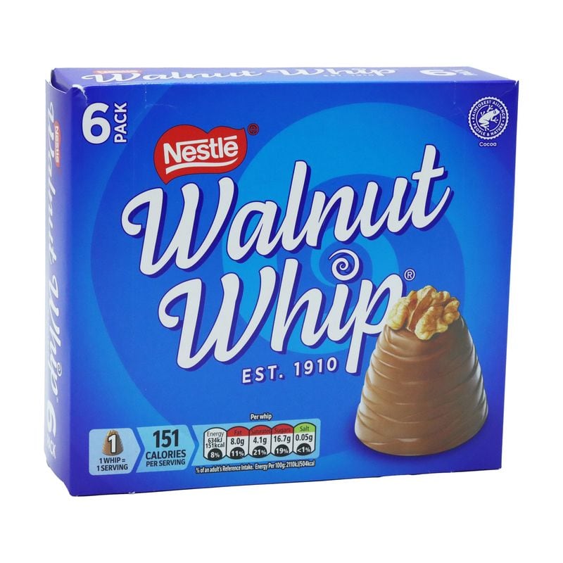 WALNUT WHIP CARTON 6PK 31/12/26