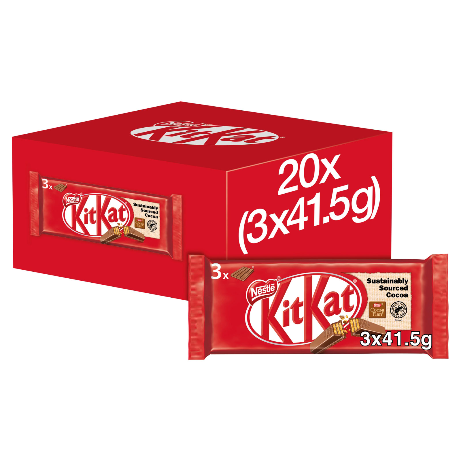 Nestle Kit Kat 4 Finger 3pk
