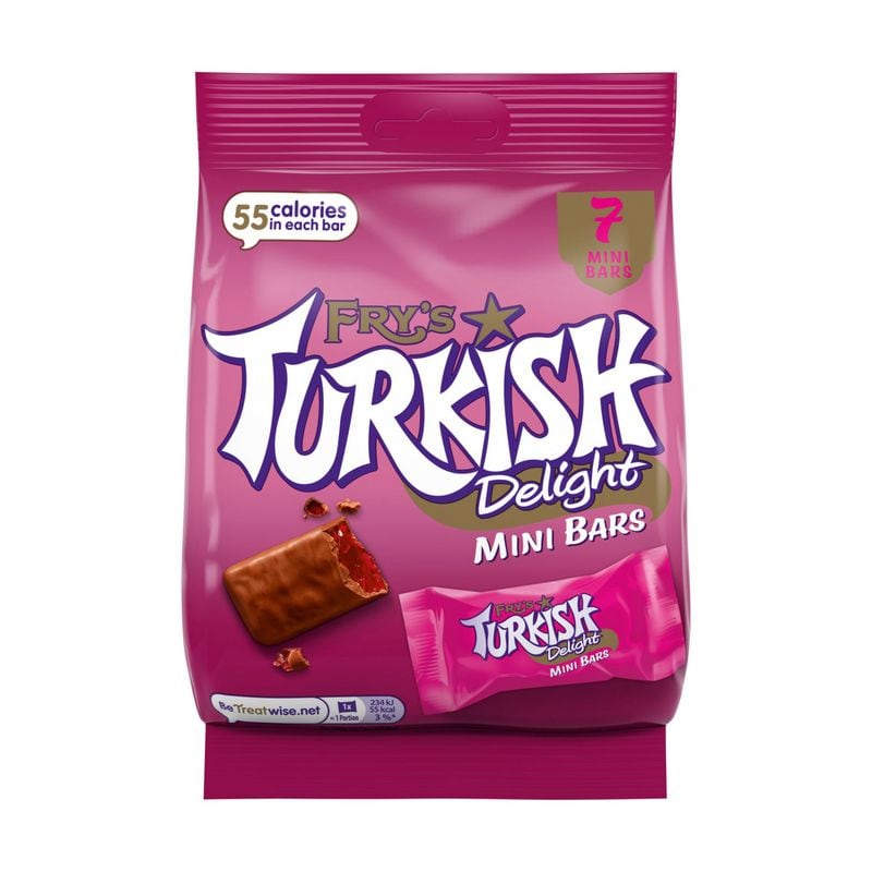 Fry's Turkish Delight Mini Bar Bags 105g